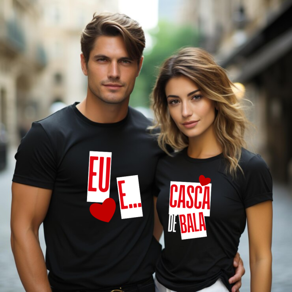 Kit Casal Camiseta e Blusa - R127