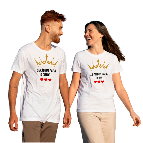 Kit Casal Camiseta e Blusa - R123