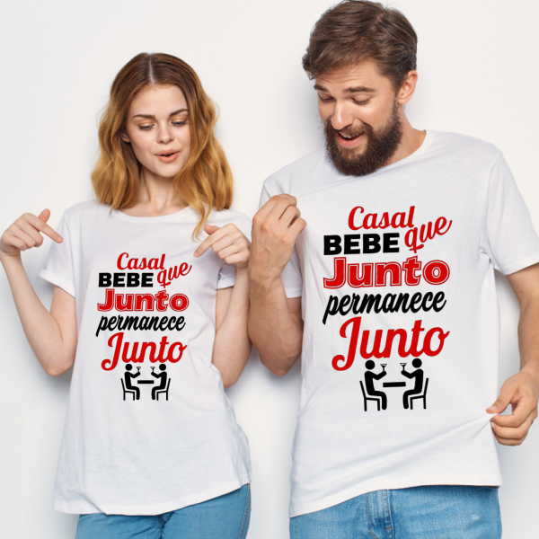 Kit Casal Camiseta e Blusa - R135