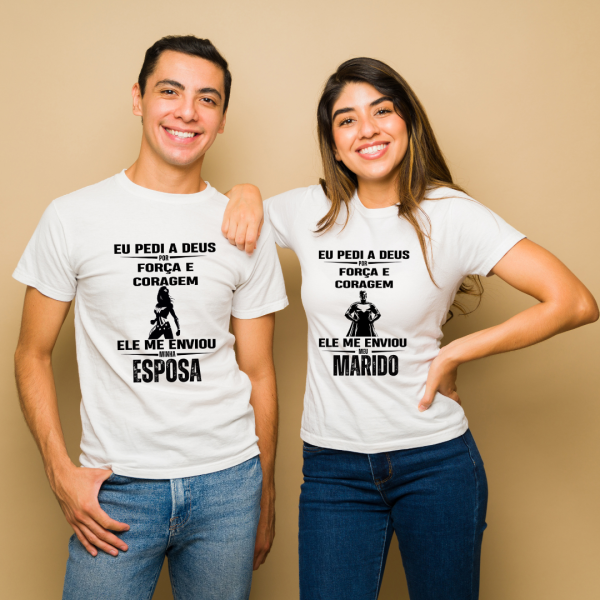 Kit Casal Camiseta e Blusa - R138