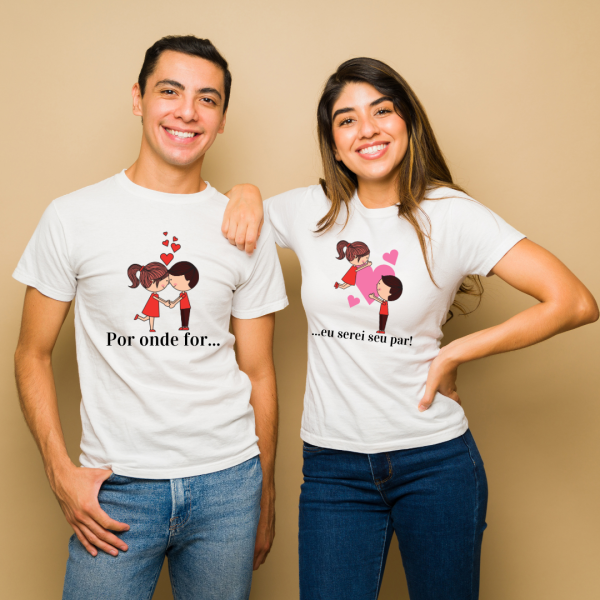 Kit Casal Camiseta e Blusa - R137